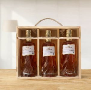 HỘP RƯỢU ĐẲNG SÂM 3 CHAI 500ML