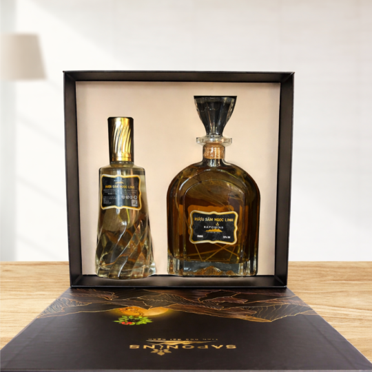 HỘP RƯỢU SÂM NGỌC LINH 2 CHAI 