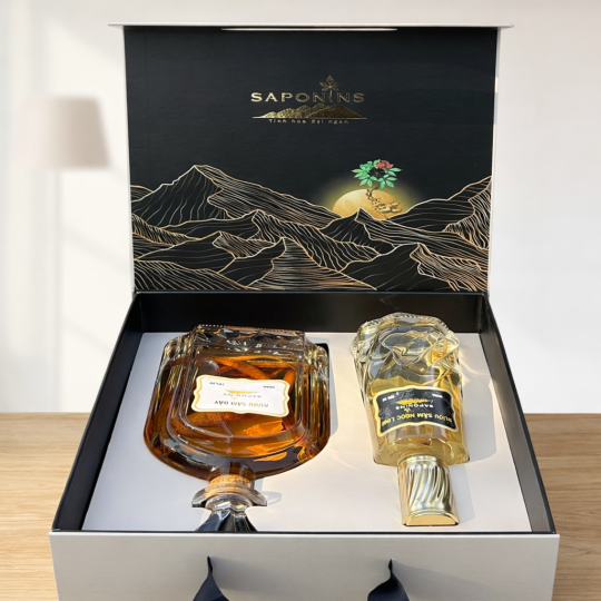 HỘP RƯỢU ĐẲNG SÂM VÀ SÂM NGỌC LINH 