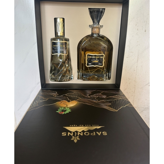 HỘP RƯỢU 2 CHAI SÂM NGỌC LINH